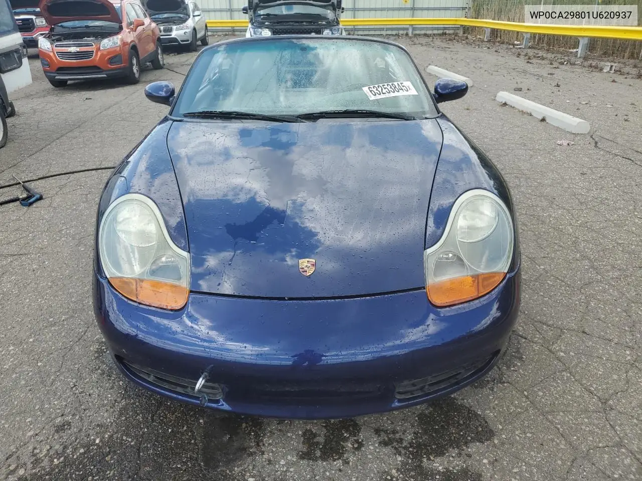 2001 Porsche Boxster VIN: WP0CA29801U620937 Lot: 63253845