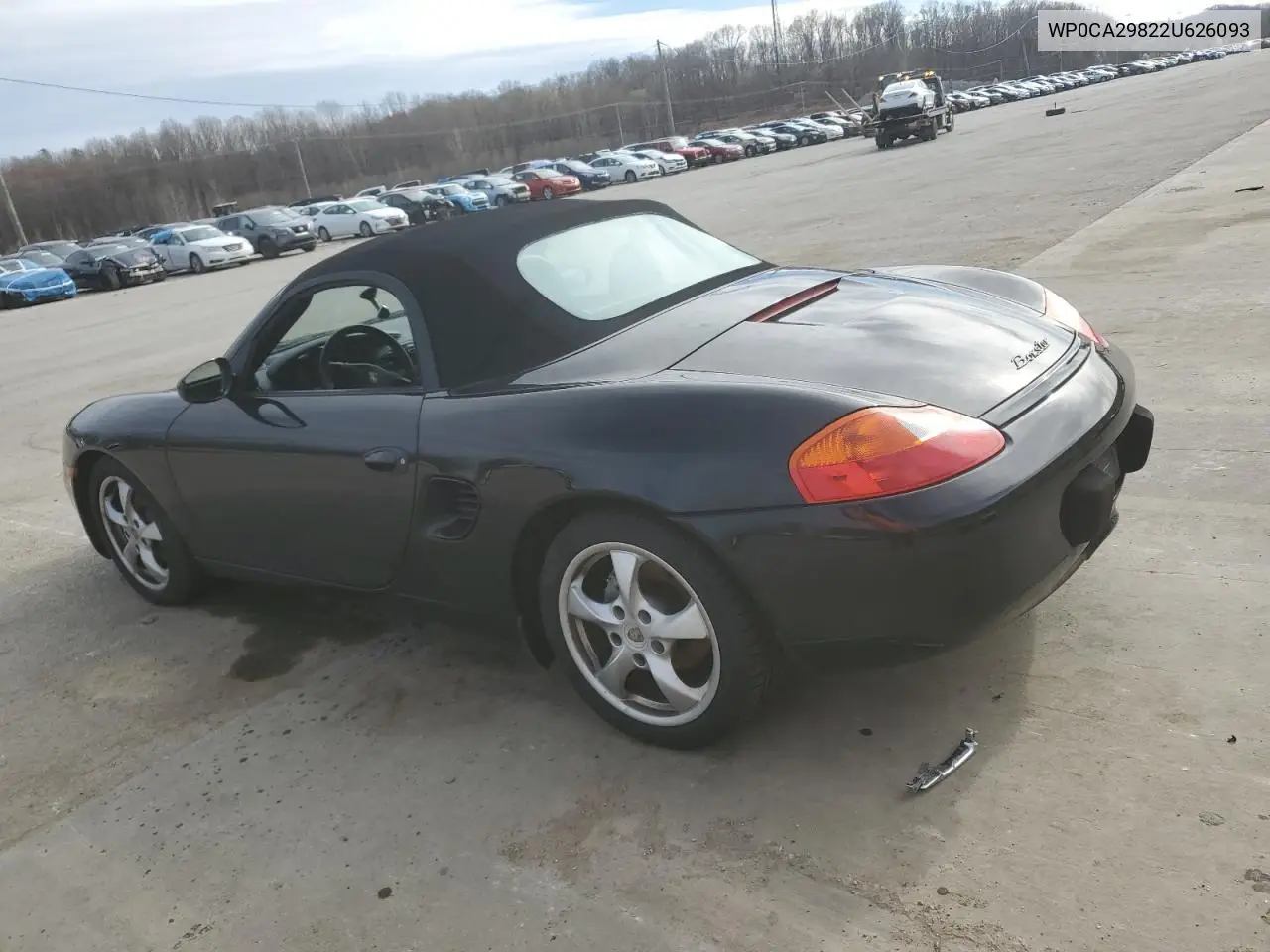 2002 Porsche Boxster VIN: WP0CA29822U626093 Lot: 50444655