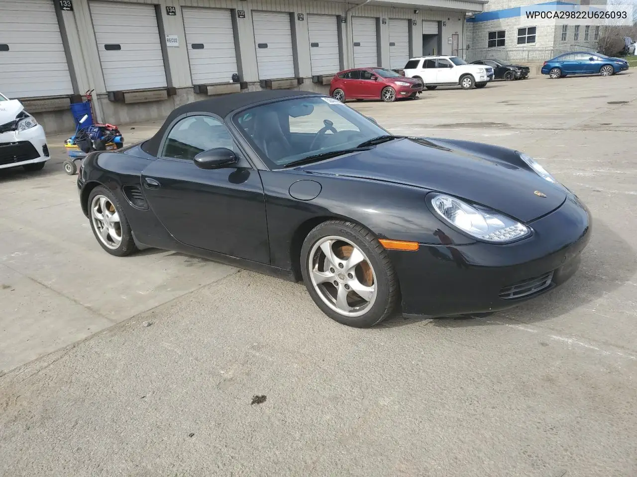 2002 Porsche Boxster VIN: WP0CA29822U626093 Lot: 50444655