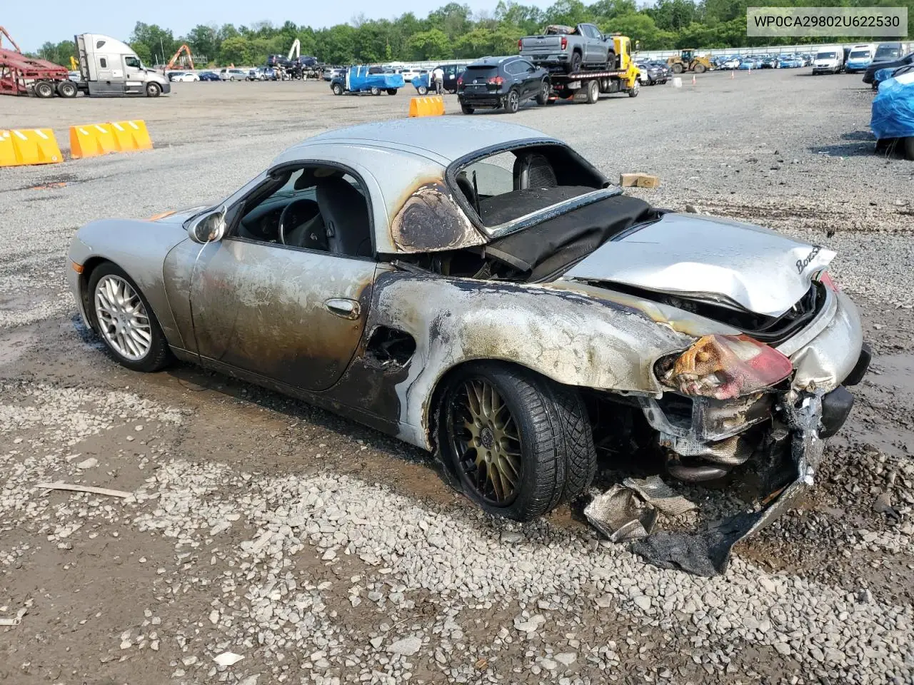 2002 Porsche Boxster VIN: WP0CA29802U622530 Lot: 60275485