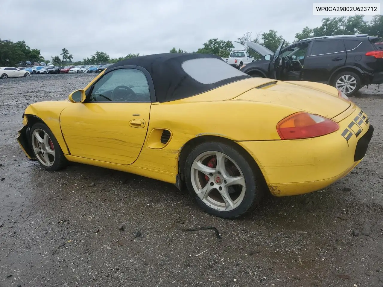 2002 Porsche Boxster VIN: WP0CA29802U623712 Lot: 60972405
