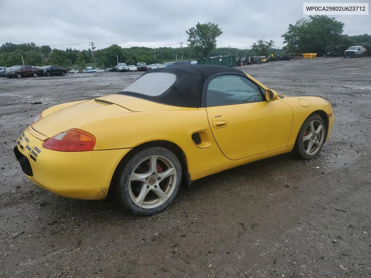 2002 Porsche Boxster VIN: WP0CA29802U623712 Lot: 60972405