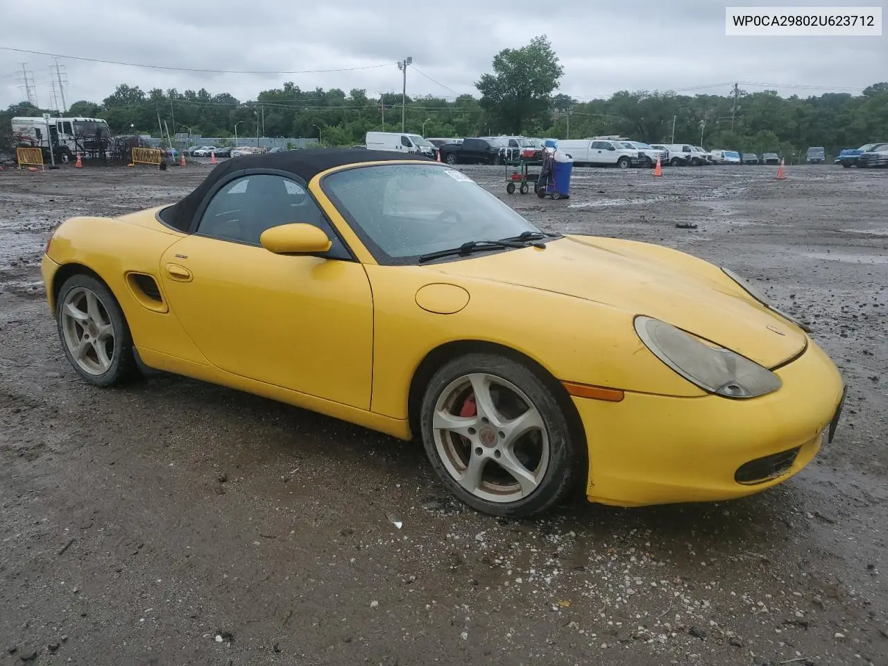 2002 Porsche Boxster VIN: WP0CA29802U623712 Lot: 60972405