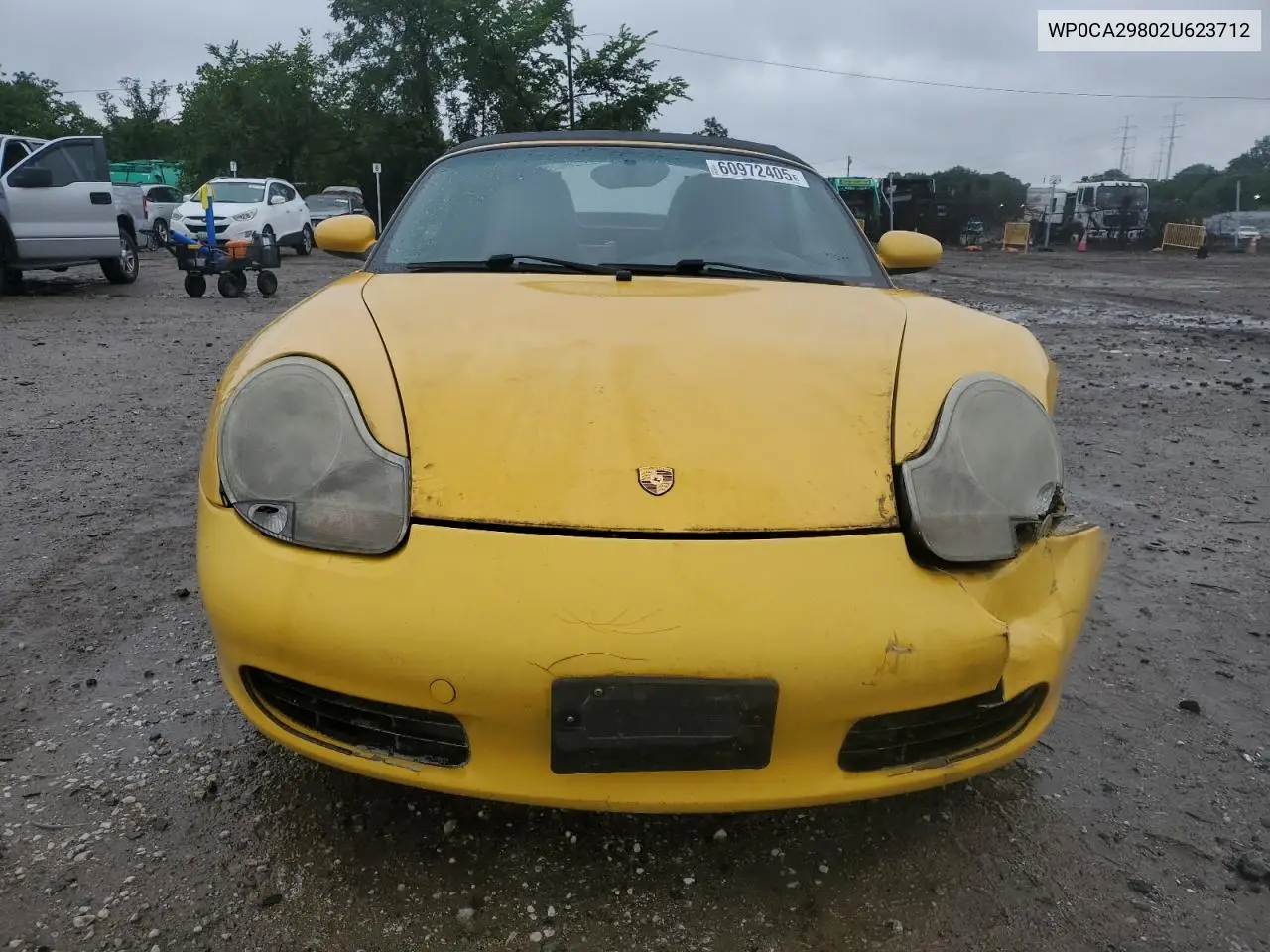 2002 Porsche Boxster VIN: WP0CA29802U623712 Lot: 60972405