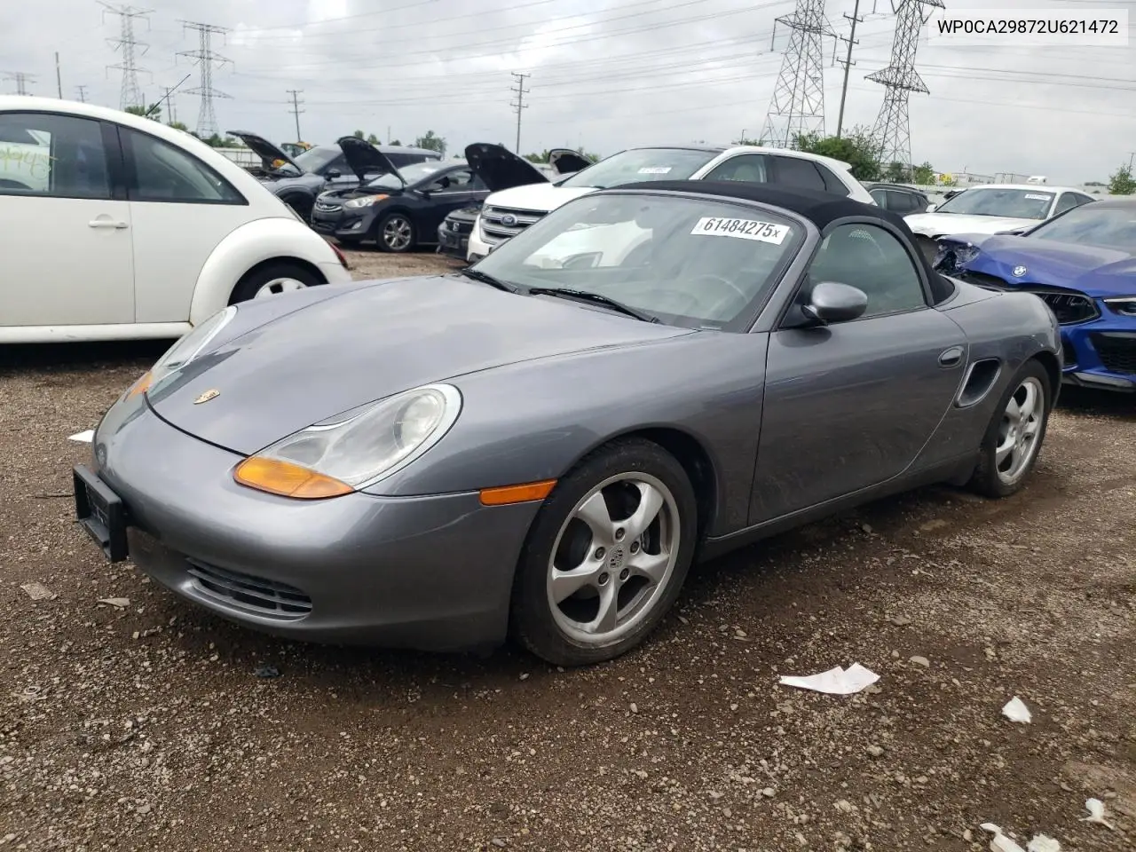 2002 Porsche Boxster VIN: WP0CA29872U621472 Lot: 61484275