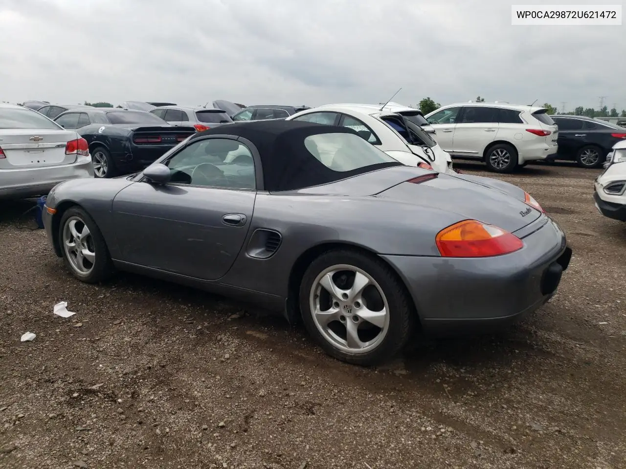 2002 Porsche Boxster VIN: WP0CA29872U621472 Lot: 61484275