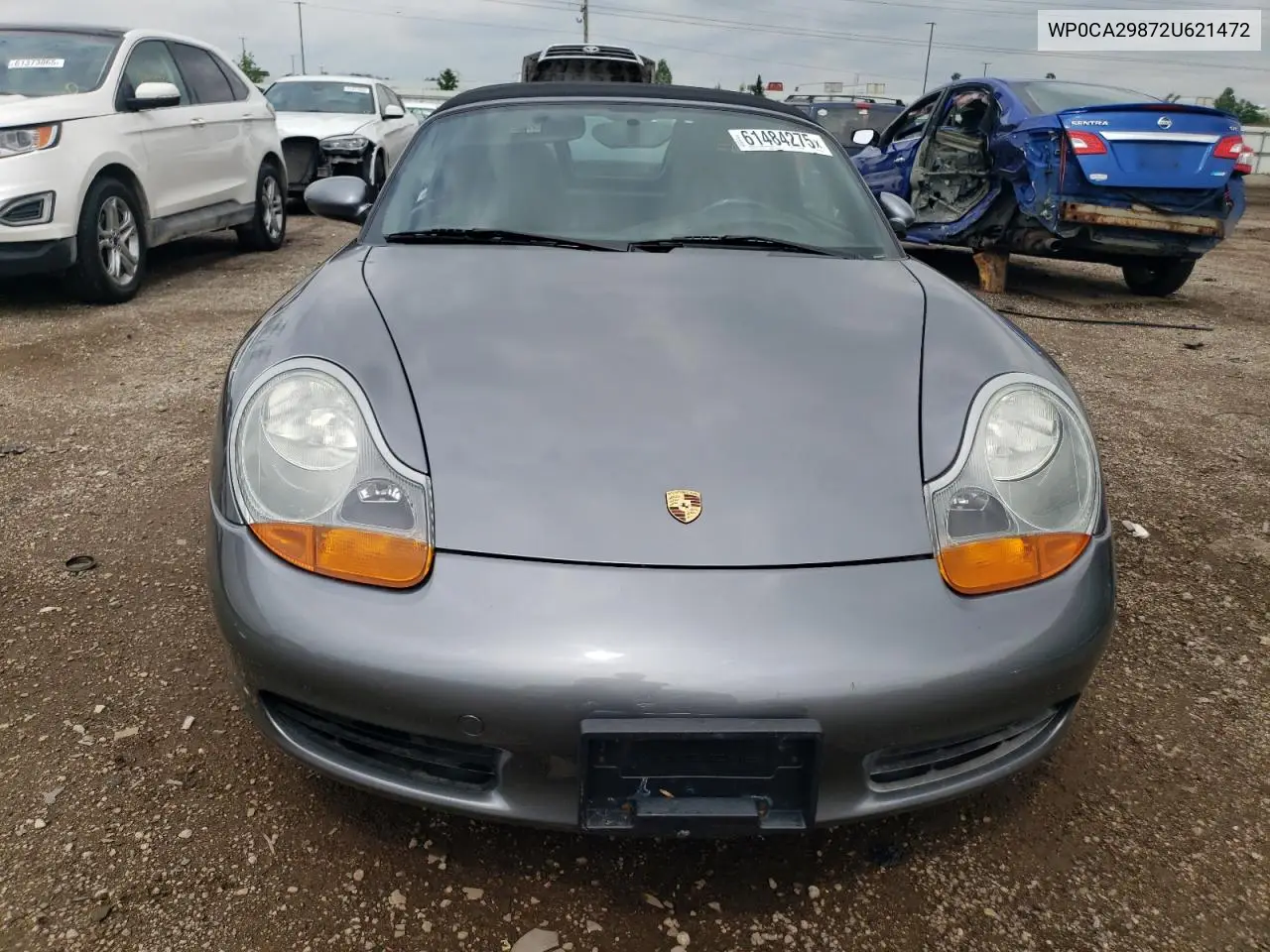2002 Porsche Boxster VIN: WP0CA29872U621472 Lot: 61484275