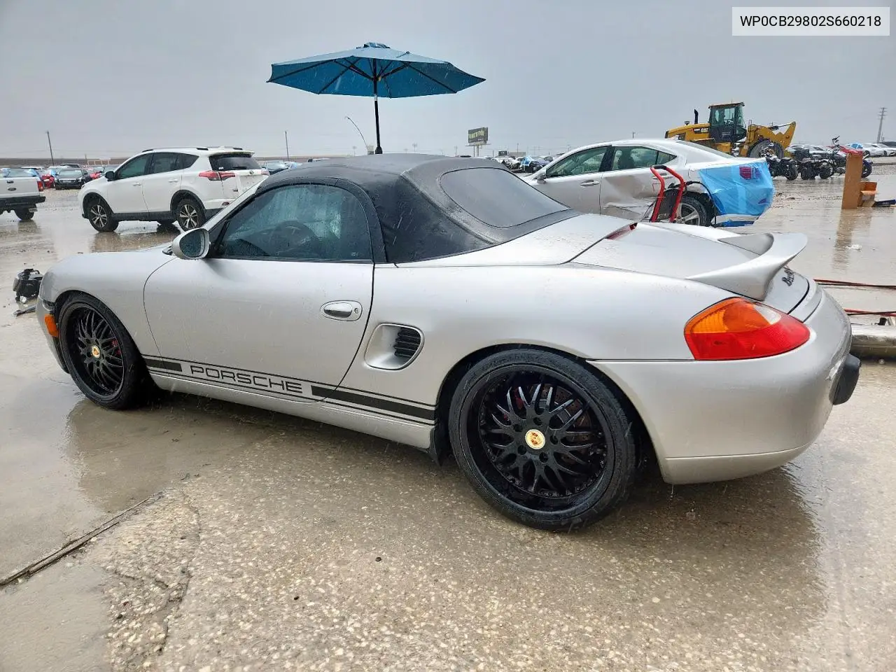 2002 Porsche Boxster S VIN: WP0CB29802S660218 Lot: 62540525