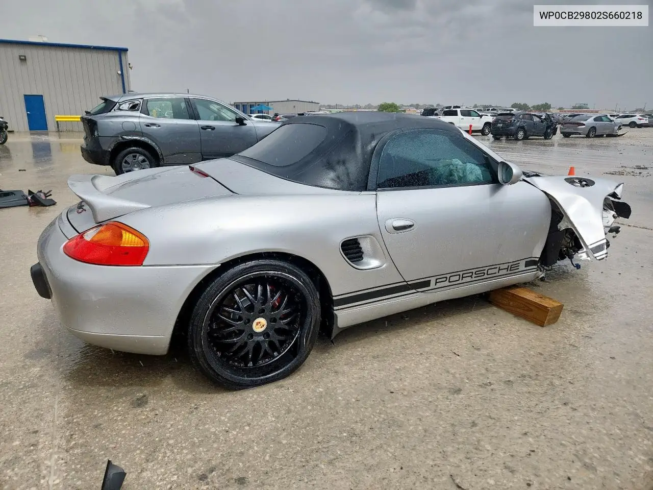 2002 Porsche Boxster S VIN: WP0CB29802S660218 Lot: 62540525