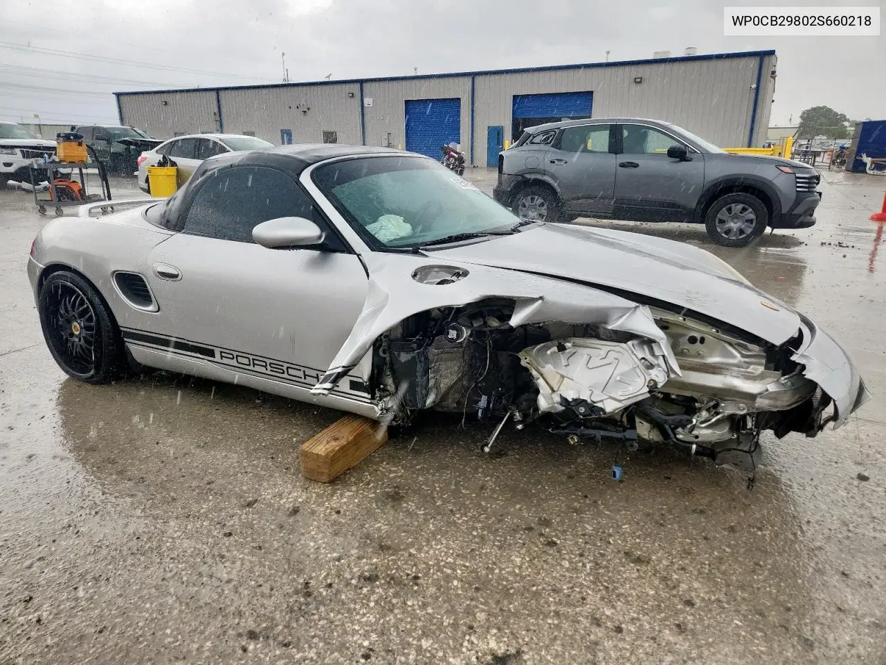 2002 Porsche Boxster S VIN: WP0CB29802S660218 Lot: 62540525
