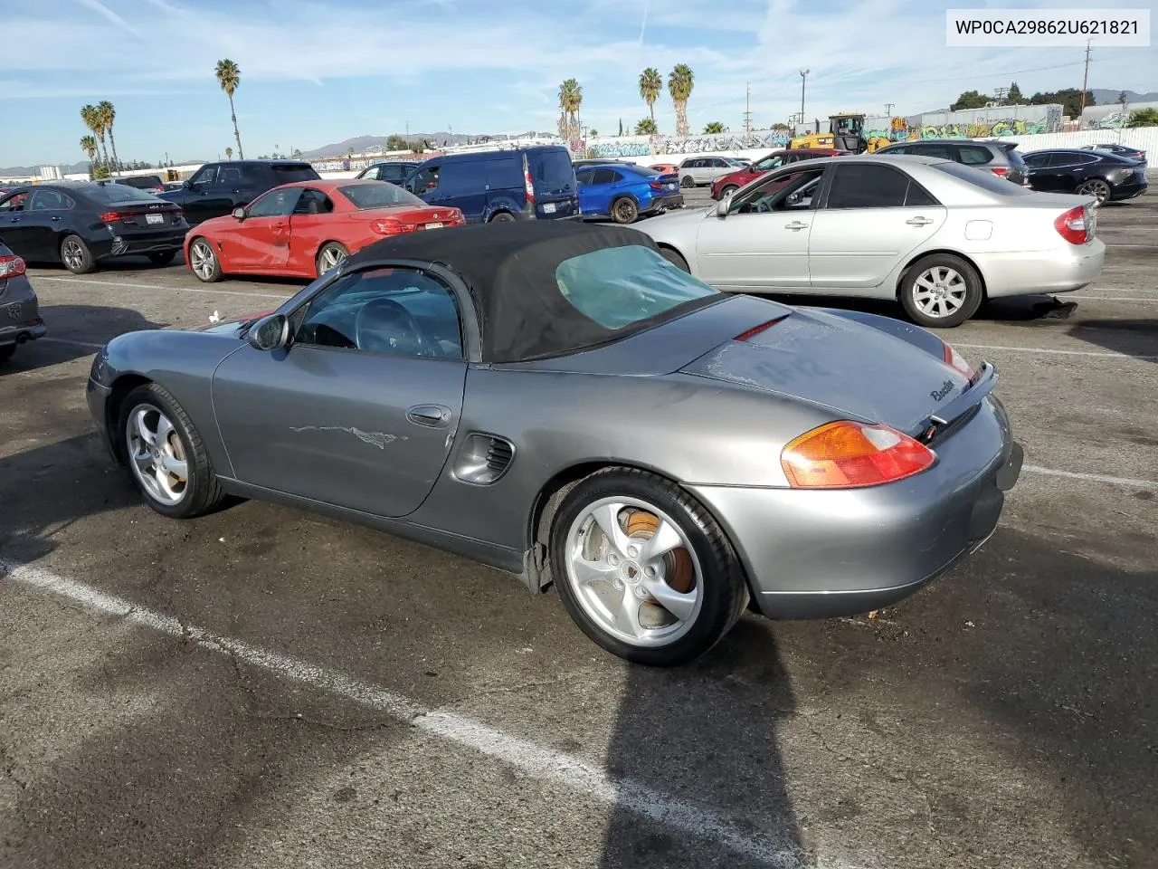 2002 Porsche Boxster VIN: WP0CA29862U621821 Lot: 85770484