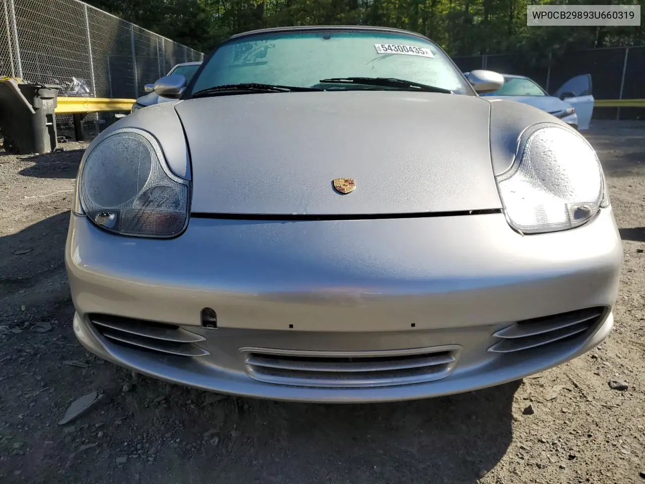 2003 Porsche Boxster S VIN: WP0CB29893U660319 Lot: 54300435