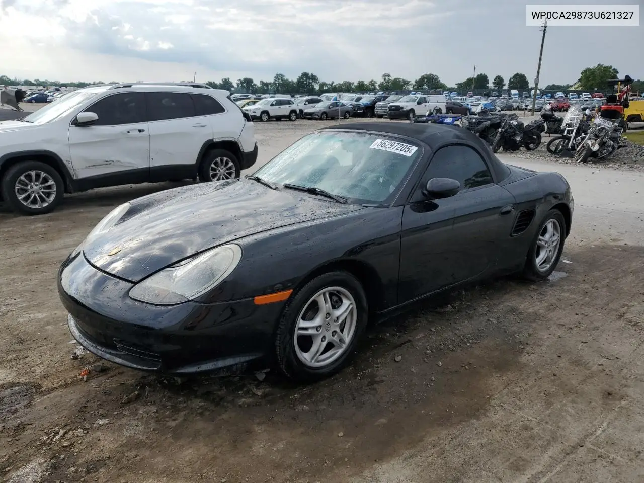 2003 Porsche Boxster VIN: WP0CA29873U621327 Lot: 56297205