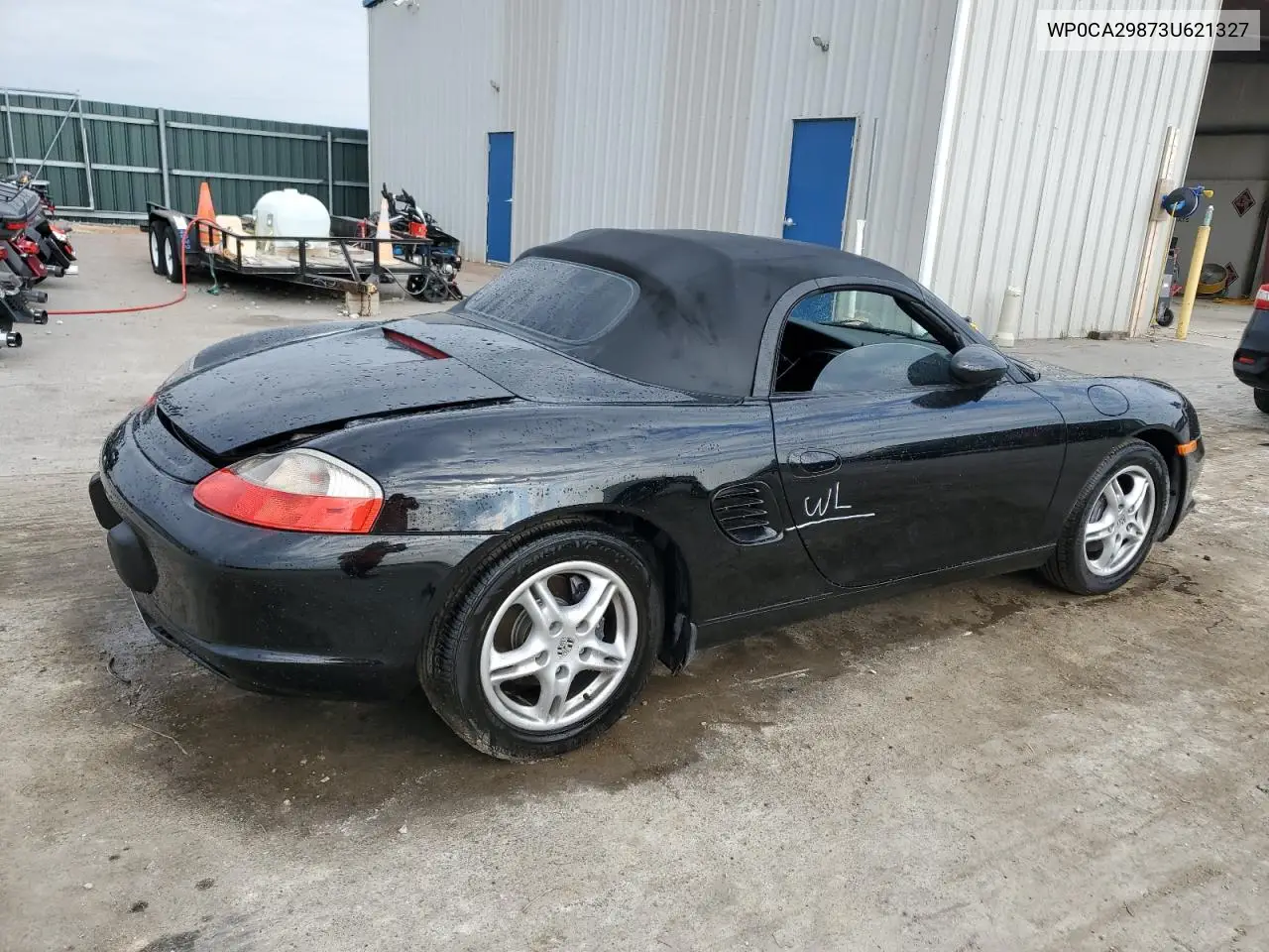 2003 Porsche Boxster VIN: WP0CA29873U621327 Lot: 56297205