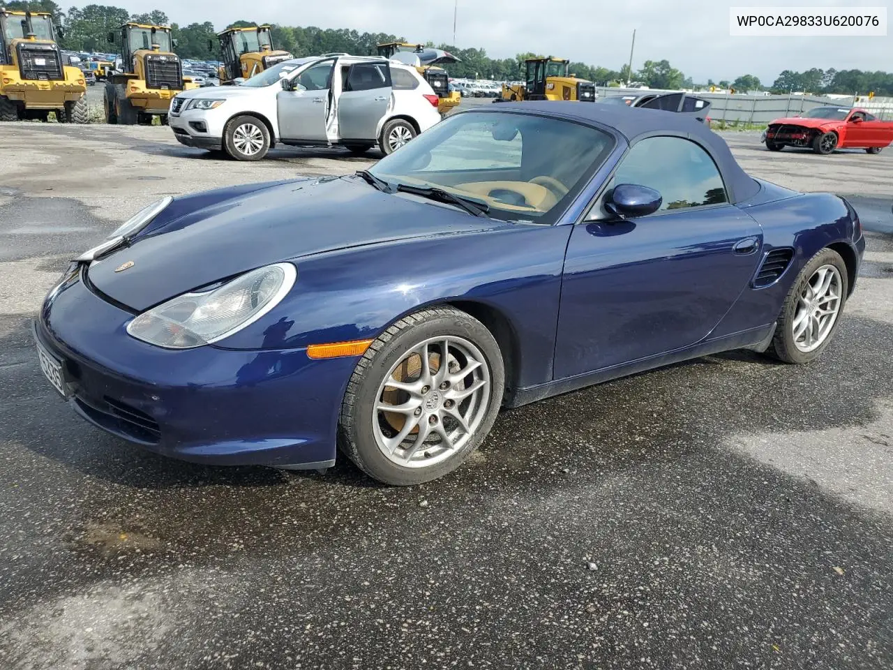 2003 Porsche Boxster VIN: WP0CA29833U620076 Lot: 61276605