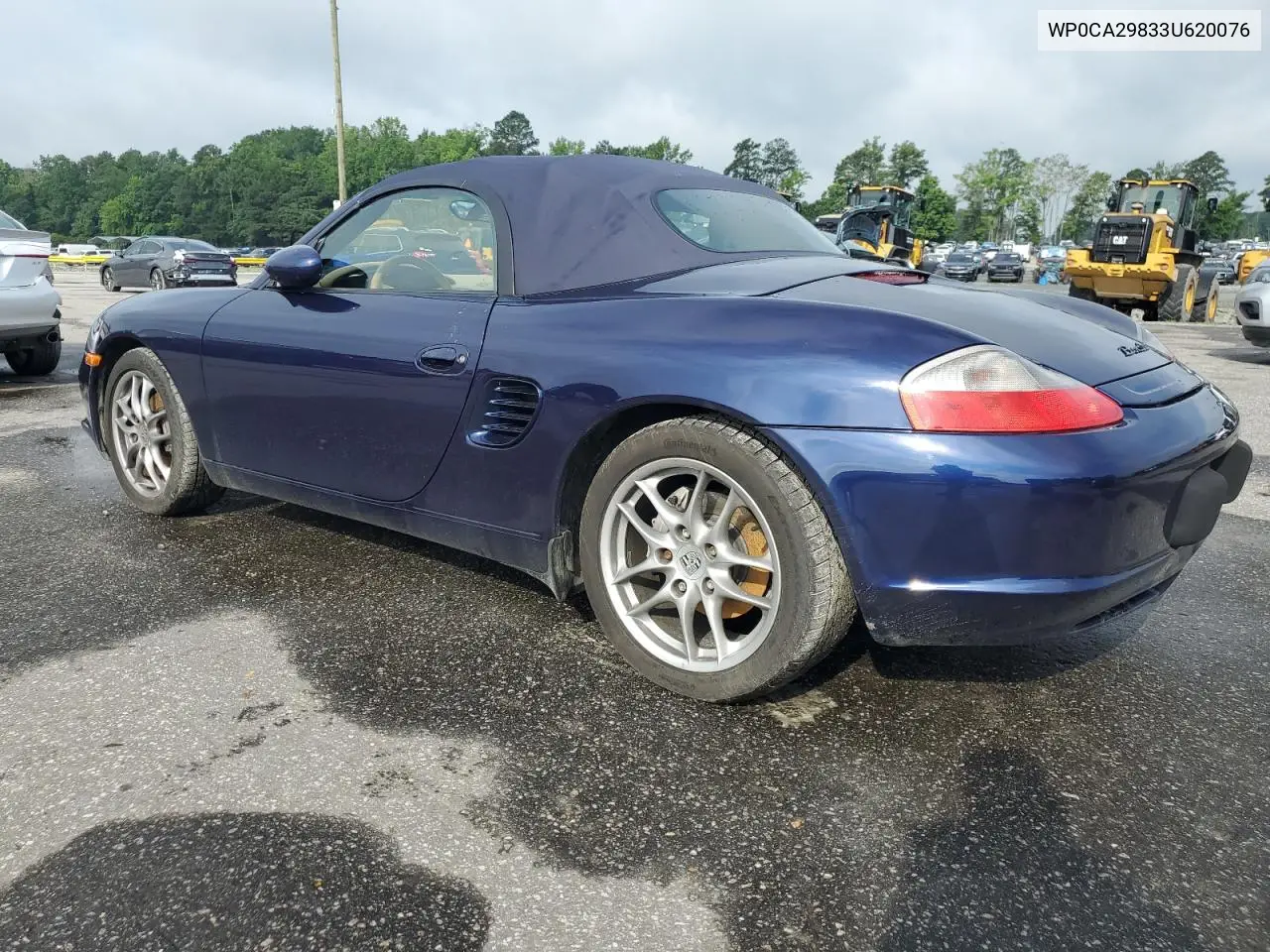 2003 Porsche Boxster VIN: WP0CA29833U620076 Lot: 61276605