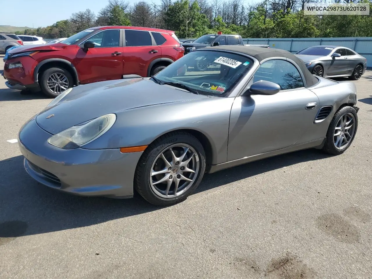 2003 Porsche Boxster VIN: WP0CA29873U620128 Lot: 61400205