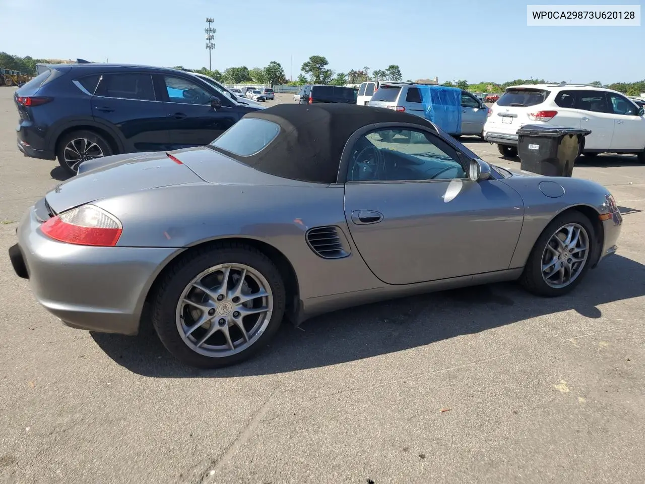 2003 Porsche Boxster VIN: WP0CA29873U620128 Lot: 61400205