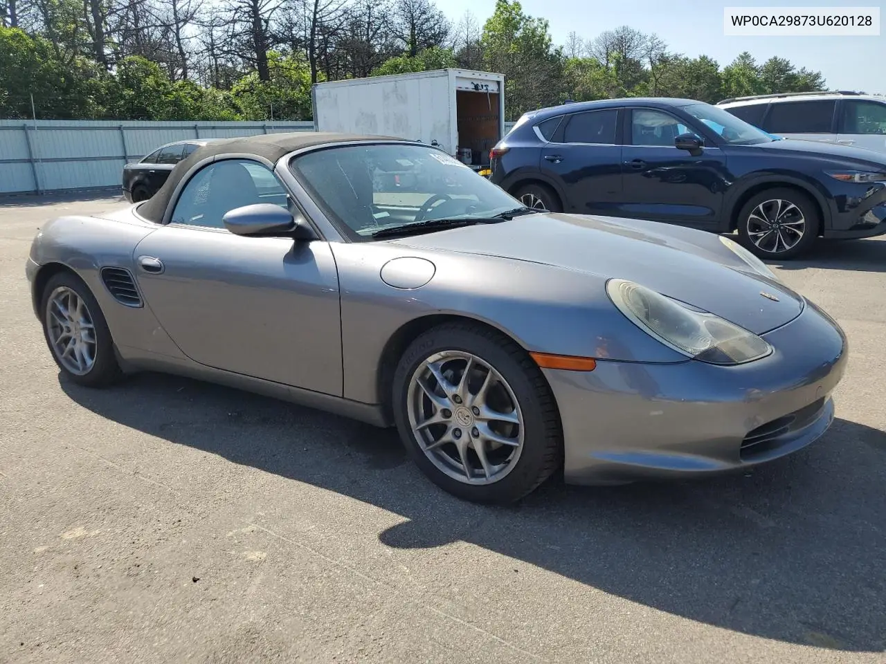 2003 Porsche Boxster VIN: WP0CA29873U620128 Lot: 61400205