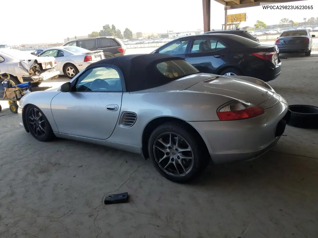 2003 Porsche Boxster VIN: WP0CA29823U623065 Lot: 61796525