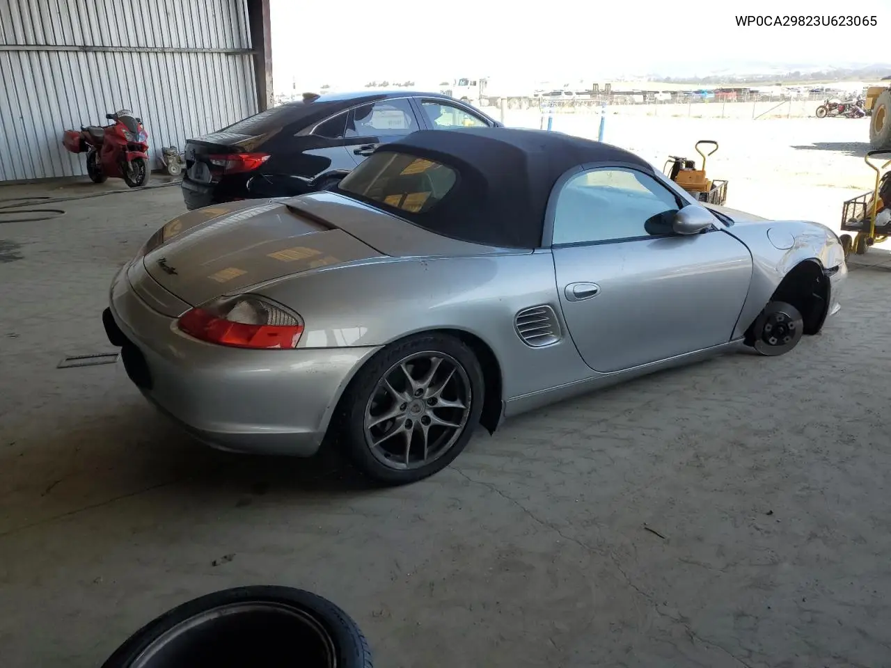 2003 Porsche Boxster VIN: WP0CA29823U623065 Lot: 61796525