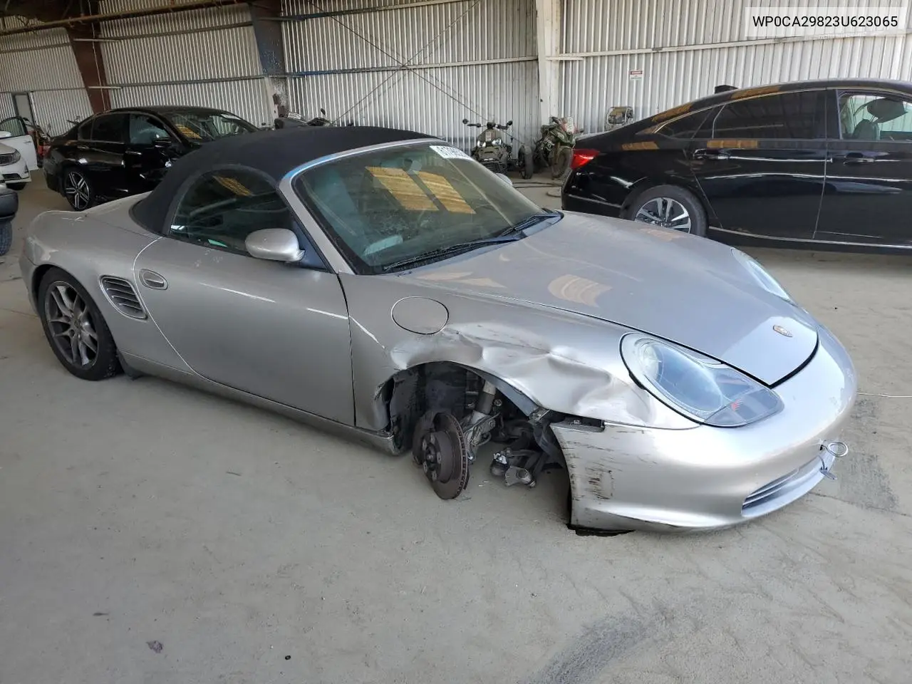 2003 Porsche Boxster VIN: WP0CA29823U623065 Lot: 61796525