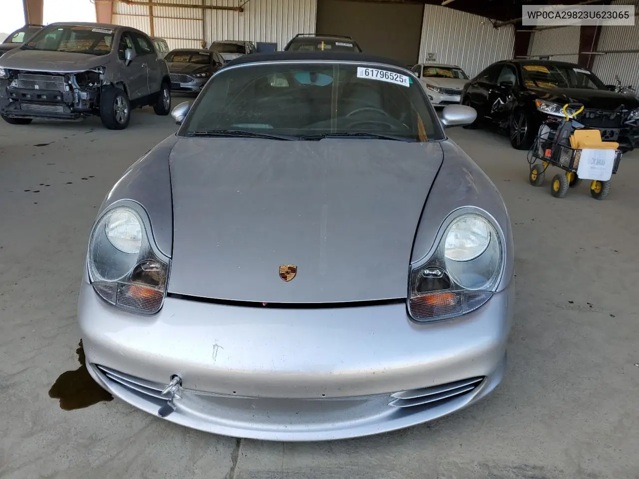 2003 Porsche Boxster VIN: WP0CA29823U623065 Lot: 61796525
