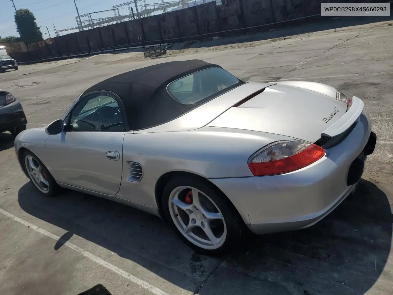 2004 Porsche Boxster S VIN: WP0CB298X4S660293 Lot: 54696135