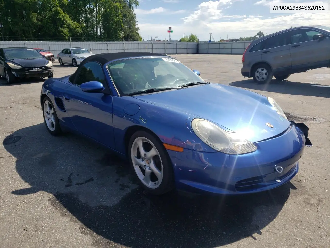 2004 Porsche Boxster VIN: WP0CA29884S620152 Lot: 55655325