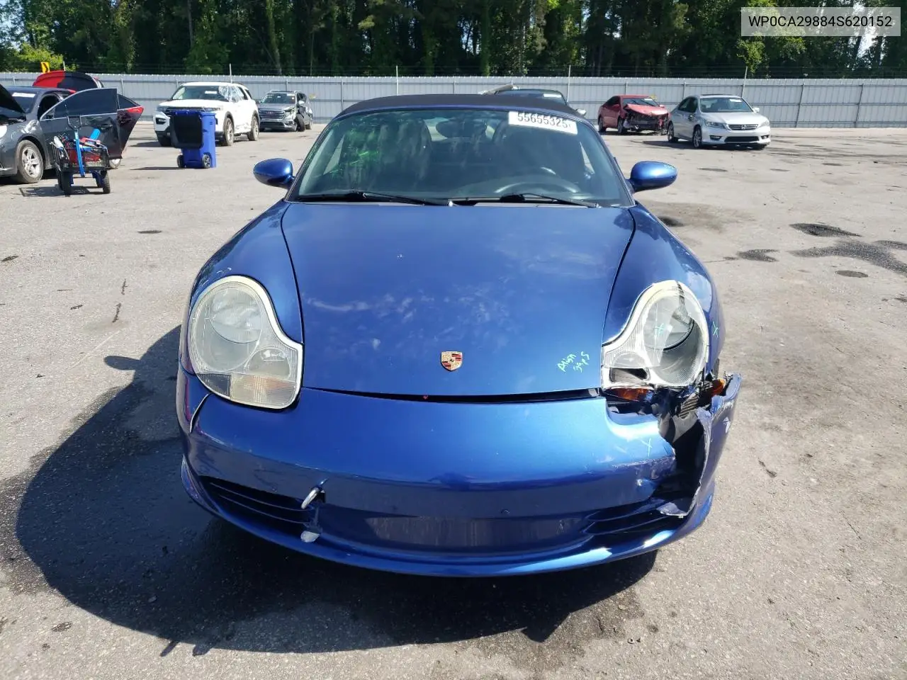 2004 Porsche Boxster VIN: WP0CA29884S620152 Lot: 55655325