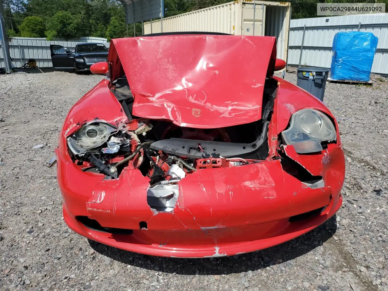 2004 Porsche Boxster VIN: WP0CA29844U621092 Lot: 60660105