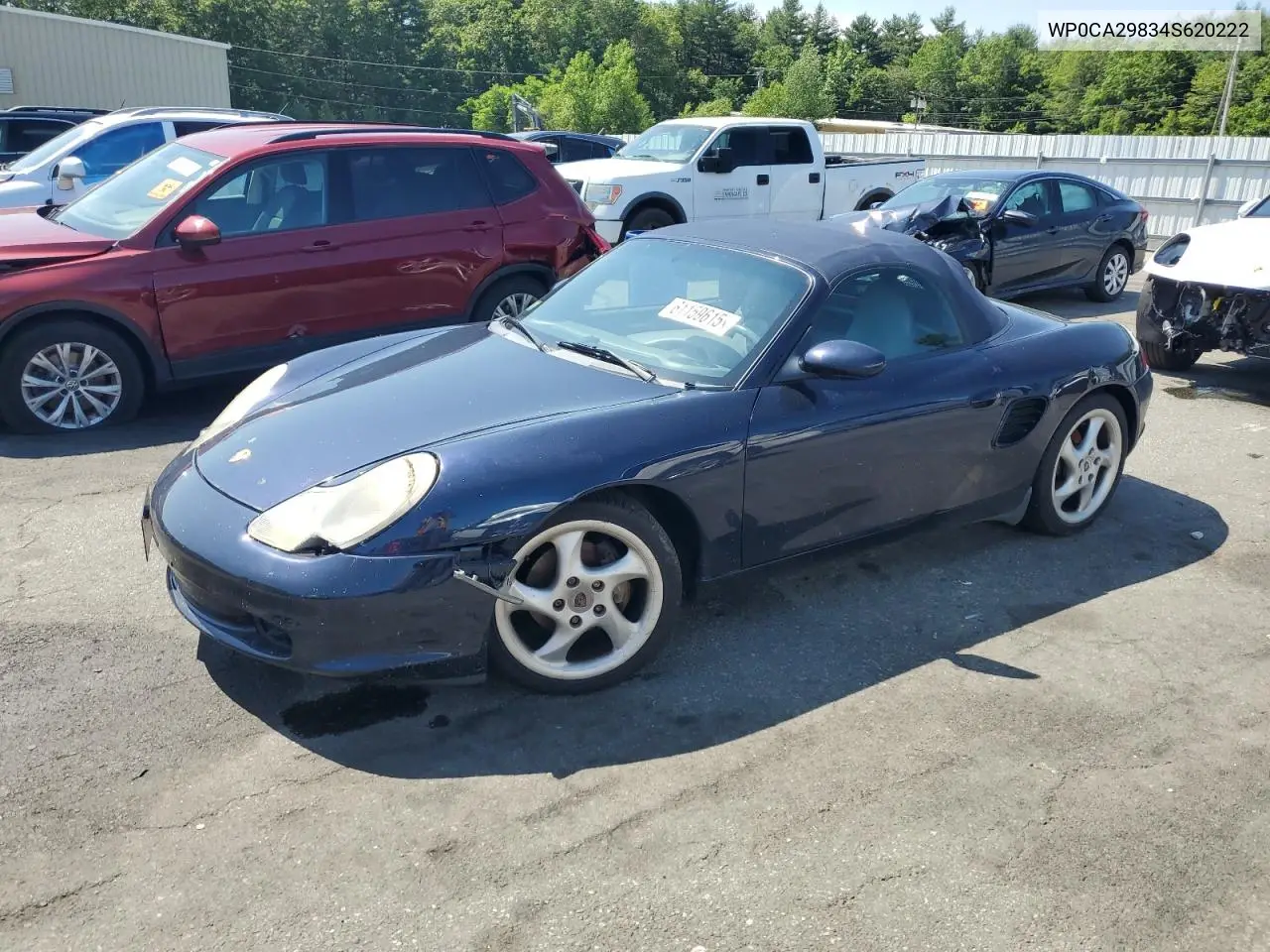 2004 Porsche Boxster VIN: WP0CA29834S620222 Lot: 61159615