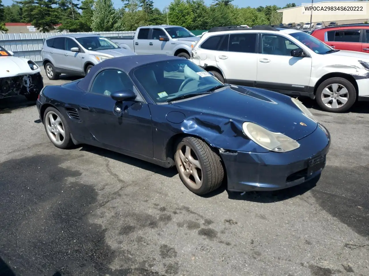 2004 Porsche Boxster VIN: WP0CA29834S620222 Lot: 61159615