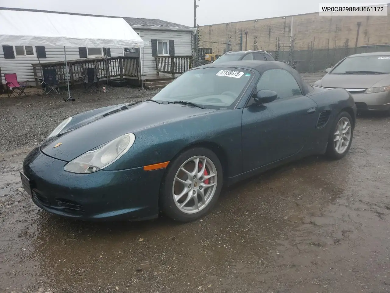 2004 Porsche Boxster S VIN: WP0CB29884U661172 Lot: 61189675