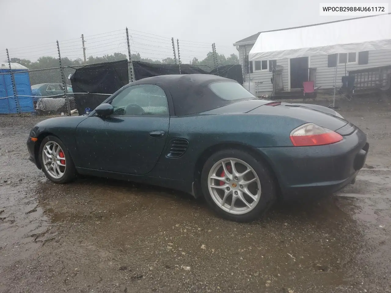 2004 Porsche Boxster S VIN: WP0CB29884U661172 Lot: 61189675