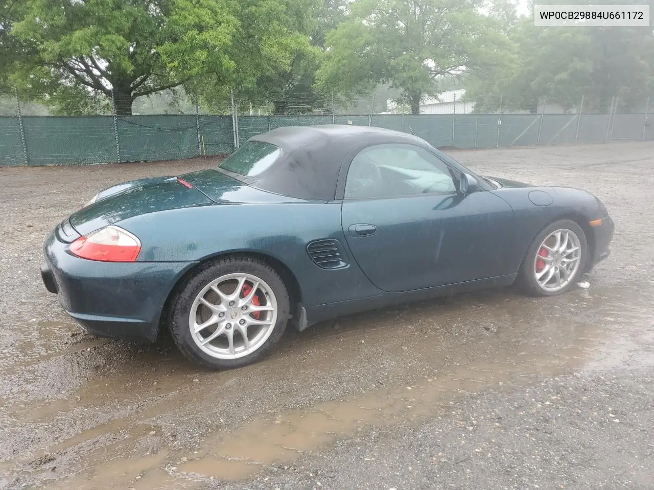 2004 Porsche Boxster S VIN: WP0CB29884U661172 Lot: 61189675