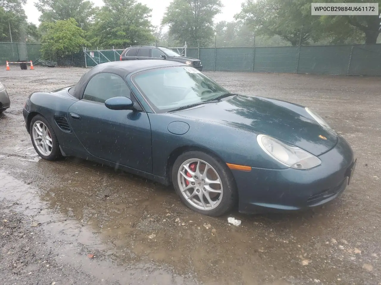 2004 Porsche Boxster S VIN: WP0CB29884U661172 Lot: 61189675