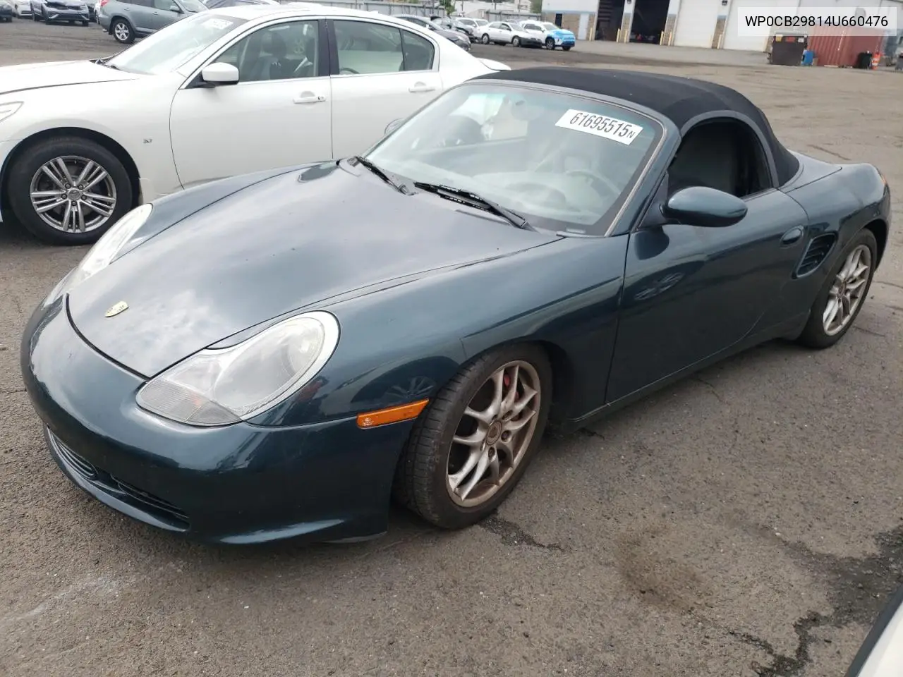 2004 Porsche Boxster S VIN: WP0CB29814U660476 Lot: 61695515