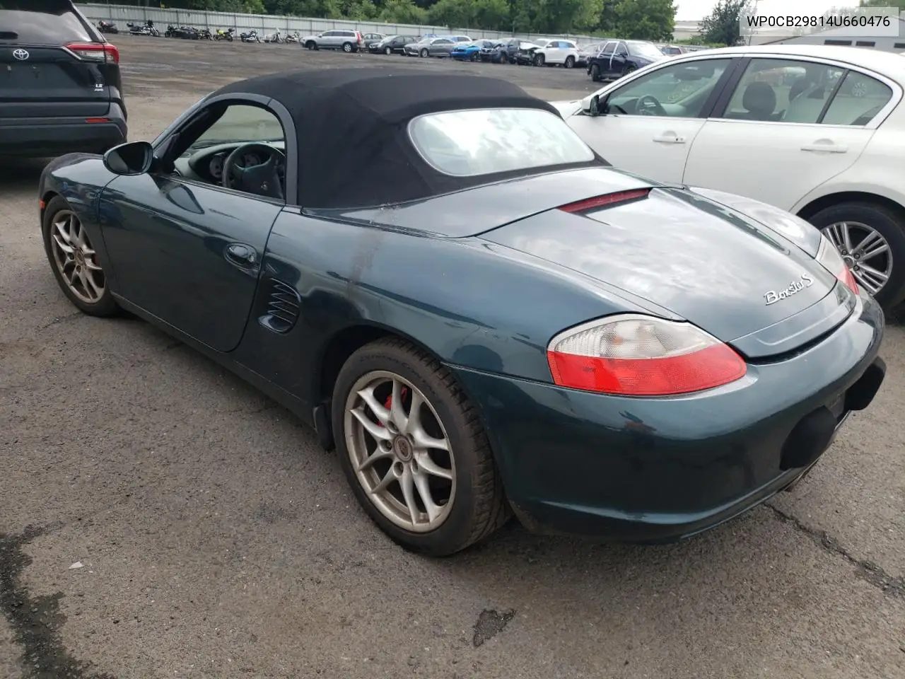 2004 Porsche Boxster S VIN: WP0CB29814U660476 Lot: 61695515