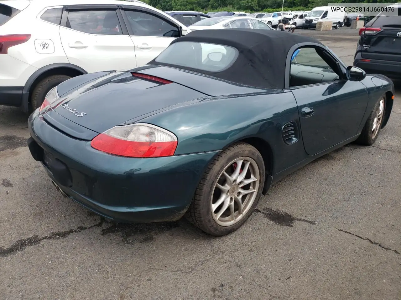 2004 Porsche Boxster S VIN: WP0CB29814U660476 Lot: 61695515
