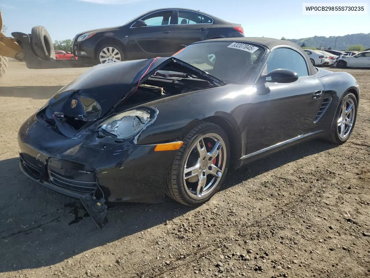 2005 Porsche Boxster S VIN: WP0CB29855S730235 Lot: 53207045