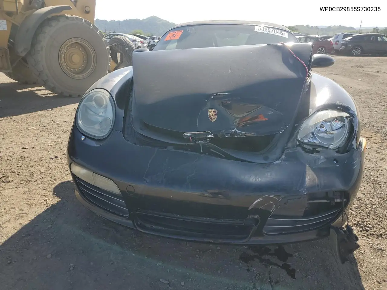 2005 Porsche Boxster S VIN: WP0CB29855S730235 Lot: 53207045