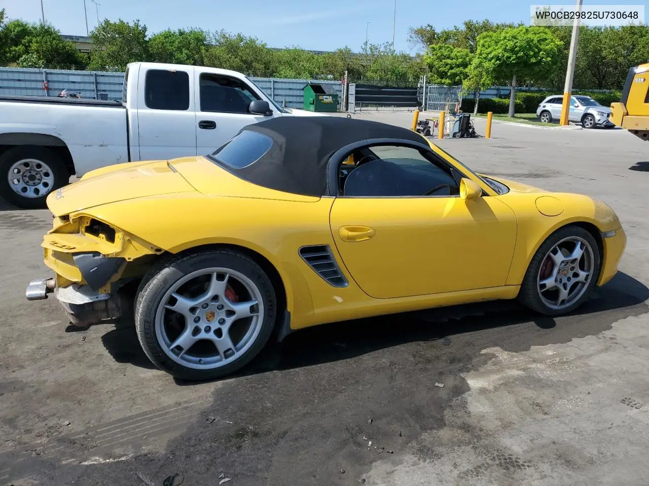 2005 Porsche Boxster S VIN: WP0CB29825U730648 Lot: 59193675