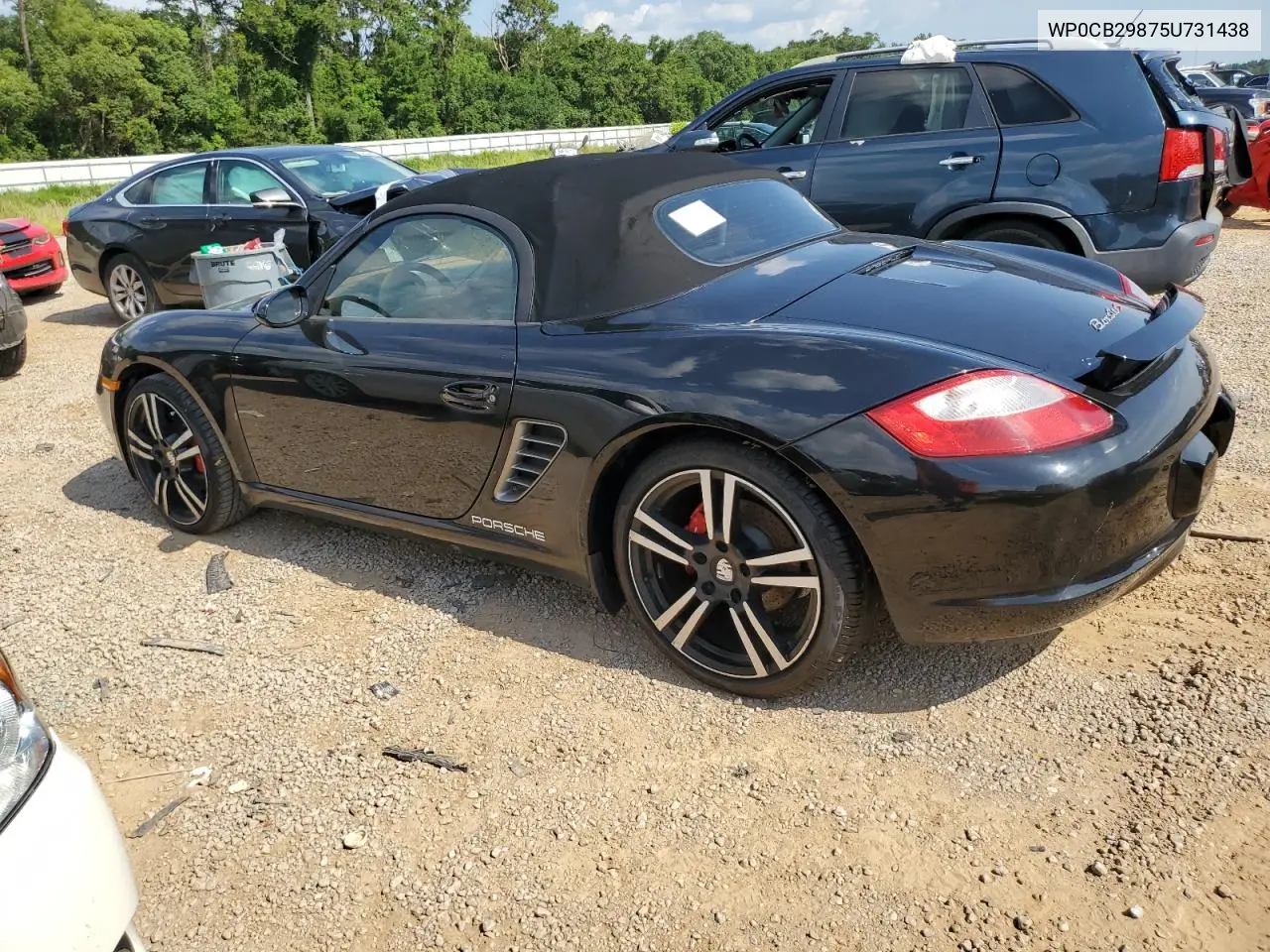 2005 Porsche Boxster S VIN: WP0CB29875U731438 Lot: 61603985