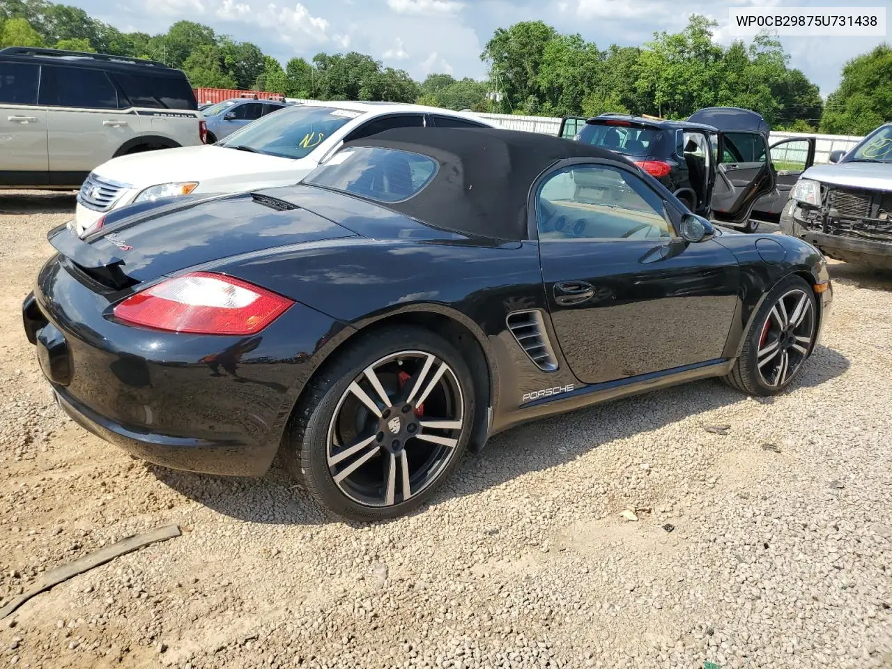 2005 Porsche Boxster S VIN: WP0CB29875U731438 Lot: 61603985