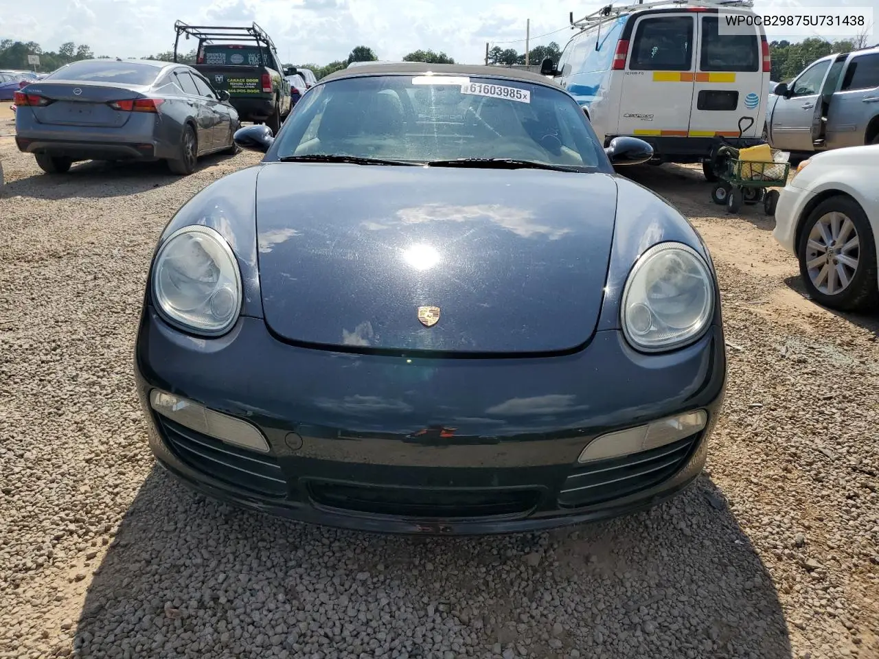 2005 Porsche Boxster S VIN: WP0CB29875U731438 Lot: 61603985