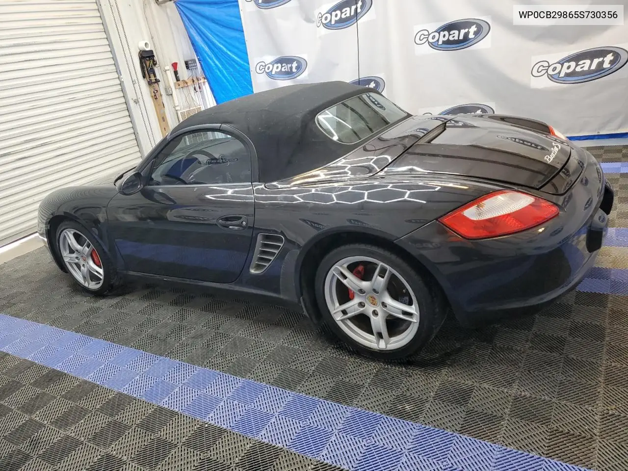 2005 Porsche Boxster S VIN: WP0CB29865S730356 Lot: 62115465