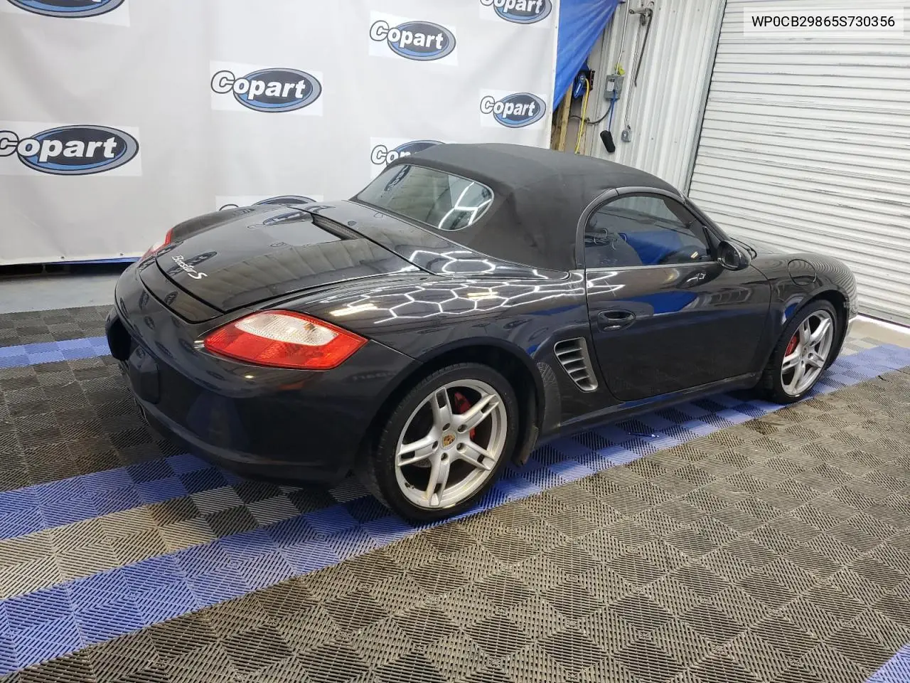 2005 Porsche Boxster S VIN: WP0CB29865S730356 Lot: 62115465