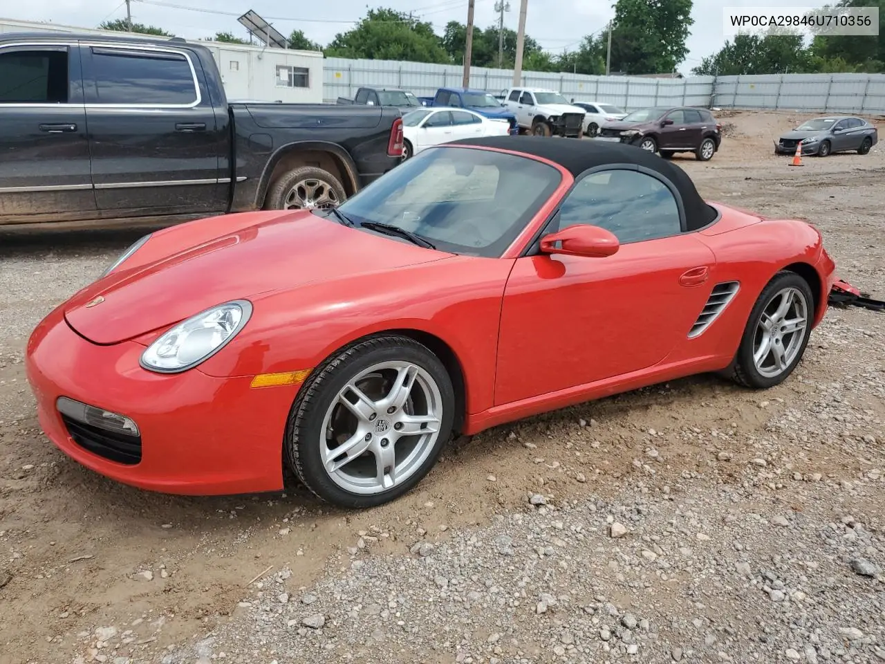 2006 Porsche Boxster VIN: WP0CA29846U710356 Lot: 61652305