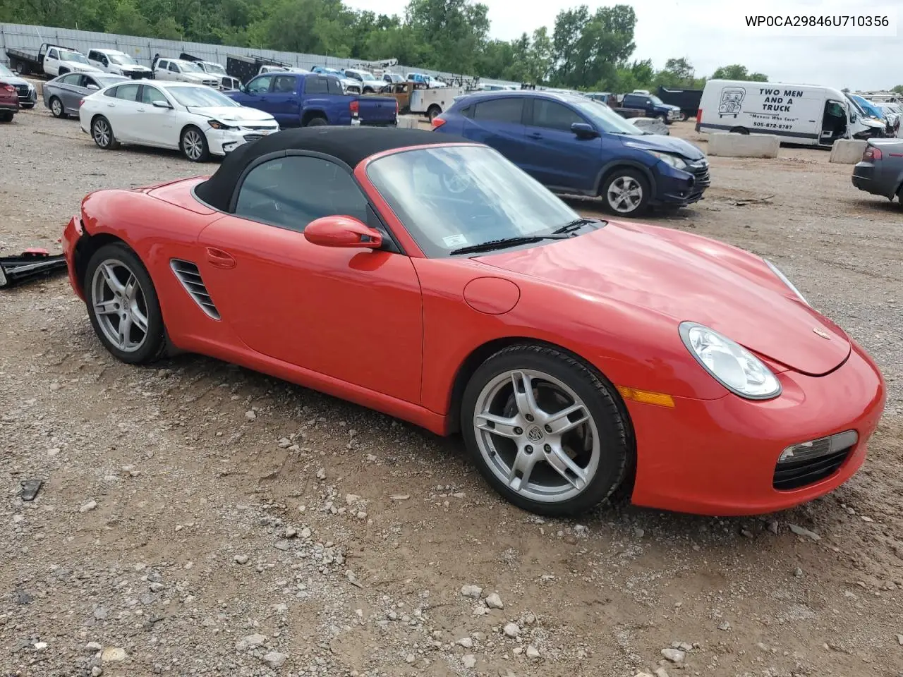 2006 Porsche Boxster VIN: WP0CA29846U710356 Lot: 61652305